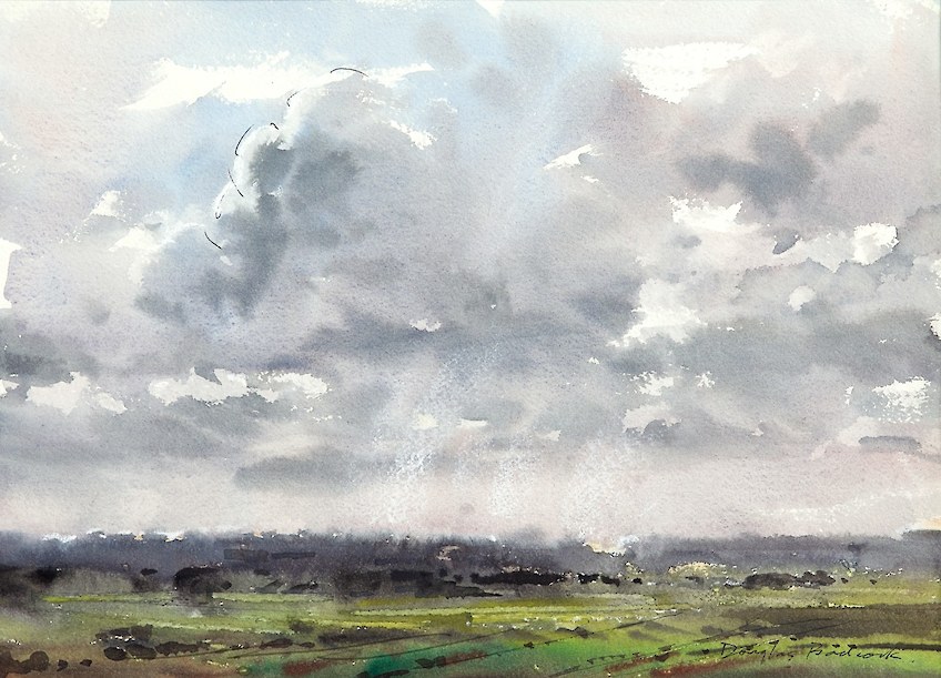 Sunshine & Rain Showers Southland Watercolour